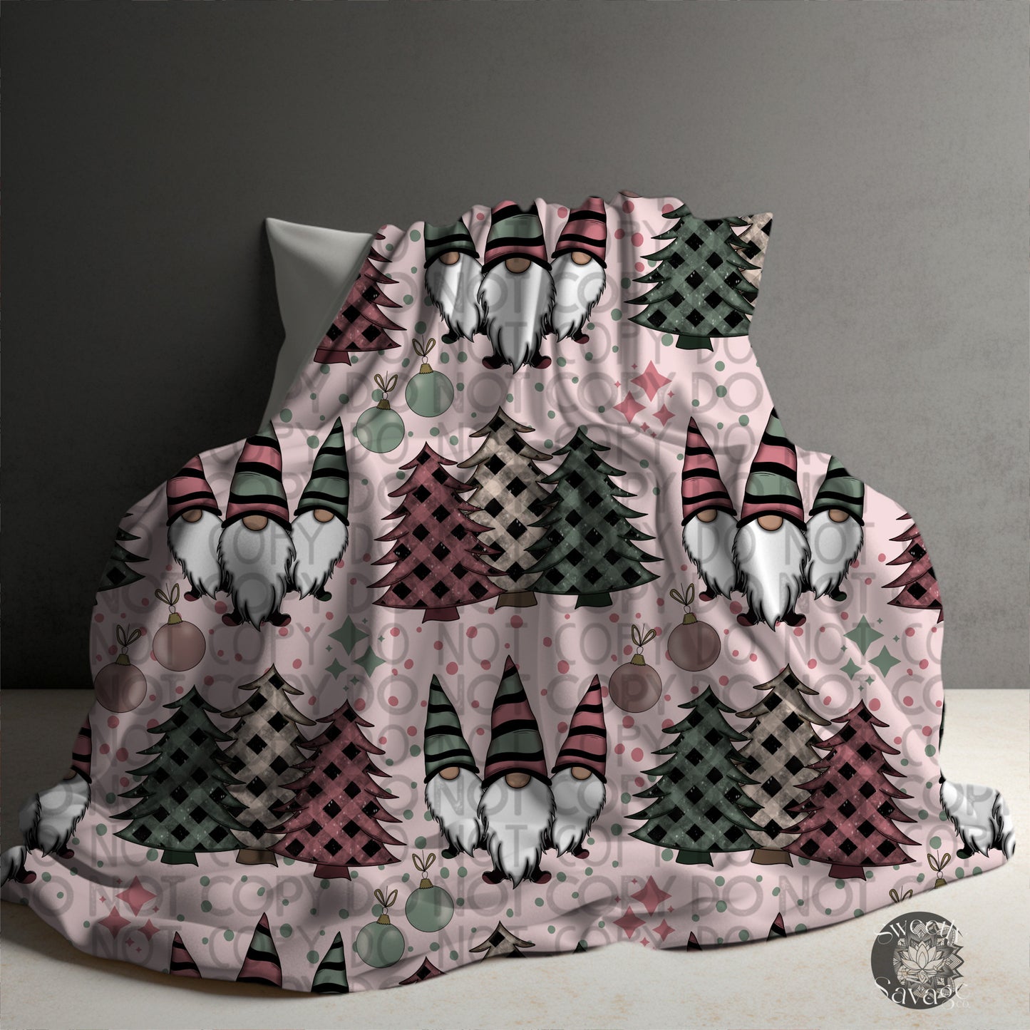 Gnomie Christmas Seamless