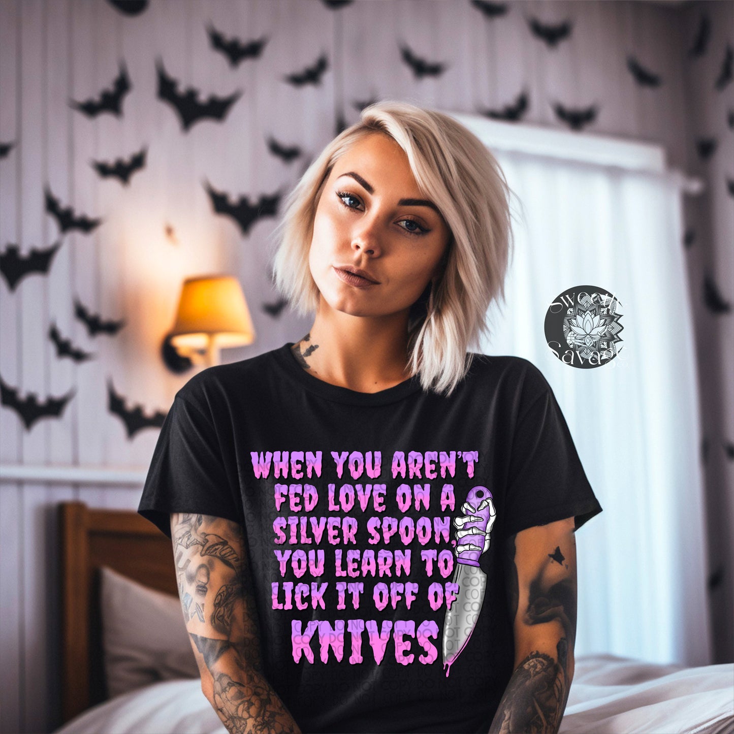When you weren’t fed love on a sliver spoon pastel pink Png File