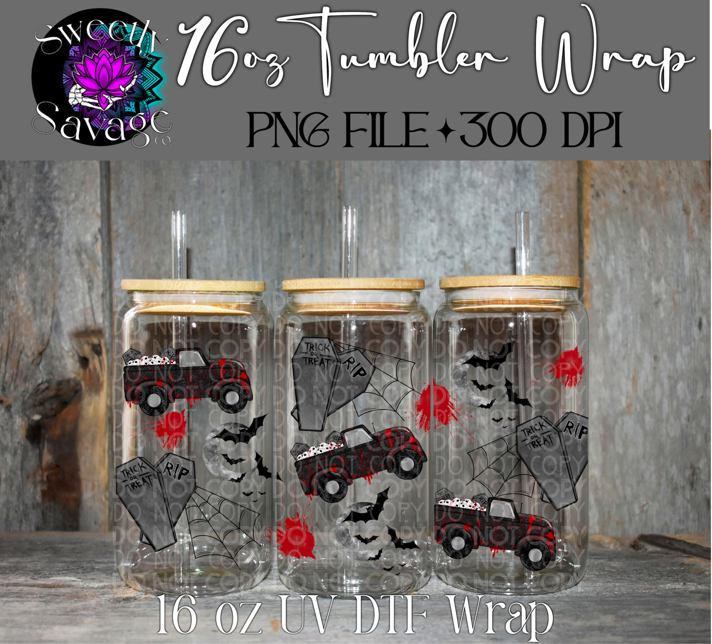 The Grave Robber 16oz tumbler wrap