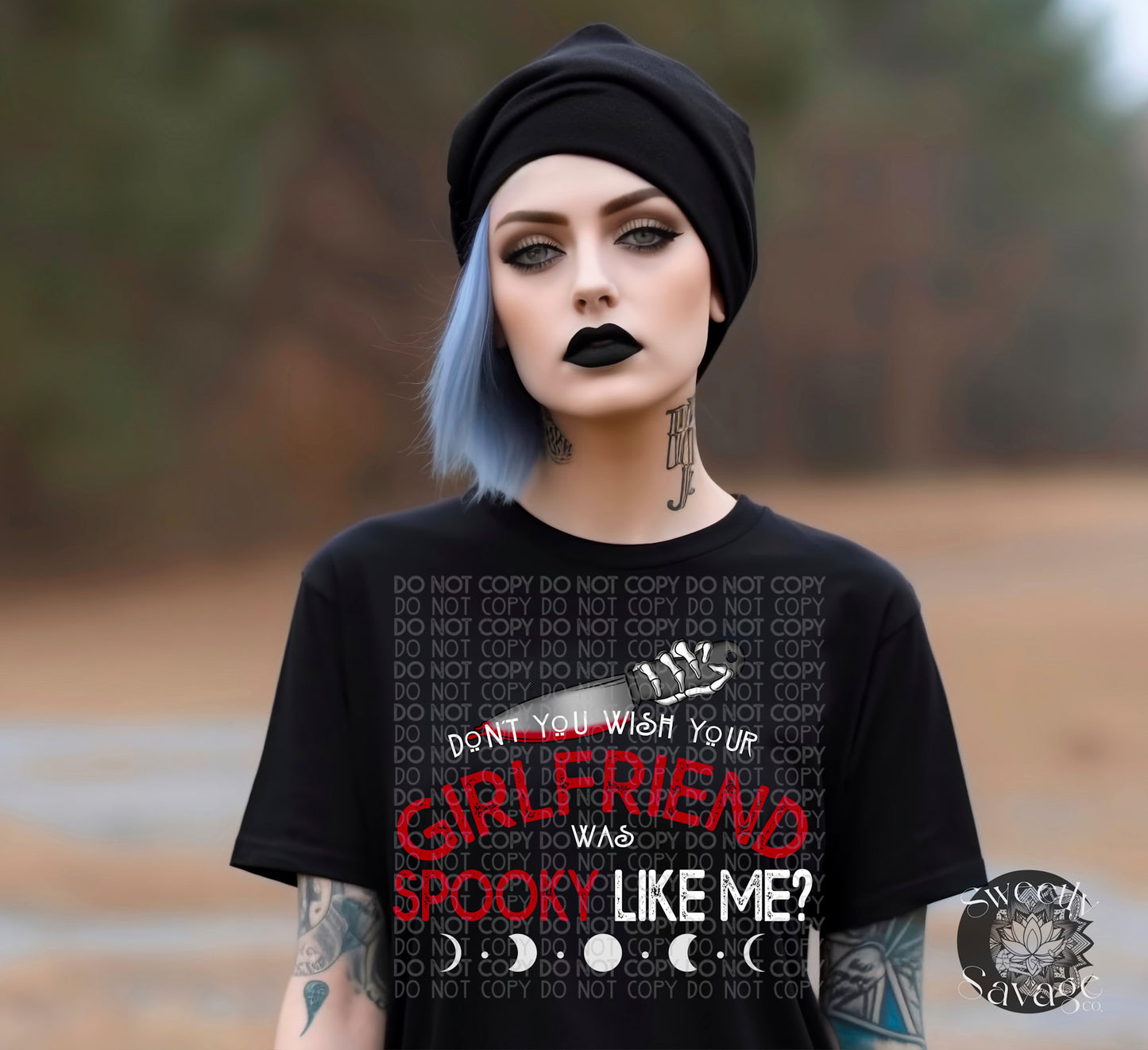 Don’t you wish your girl was spooky like me Png File