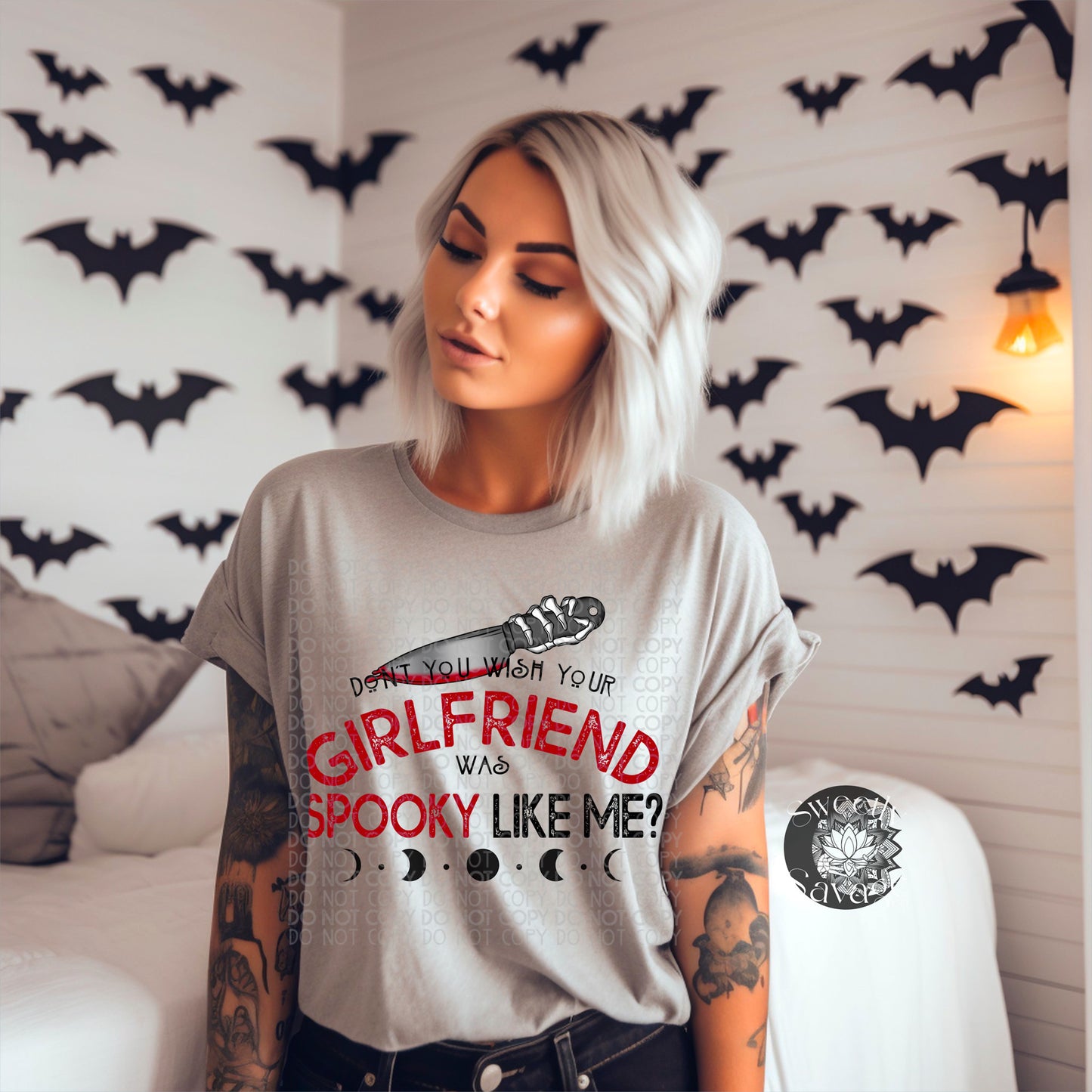 Don’t you wish your girl was spooky like me Png File