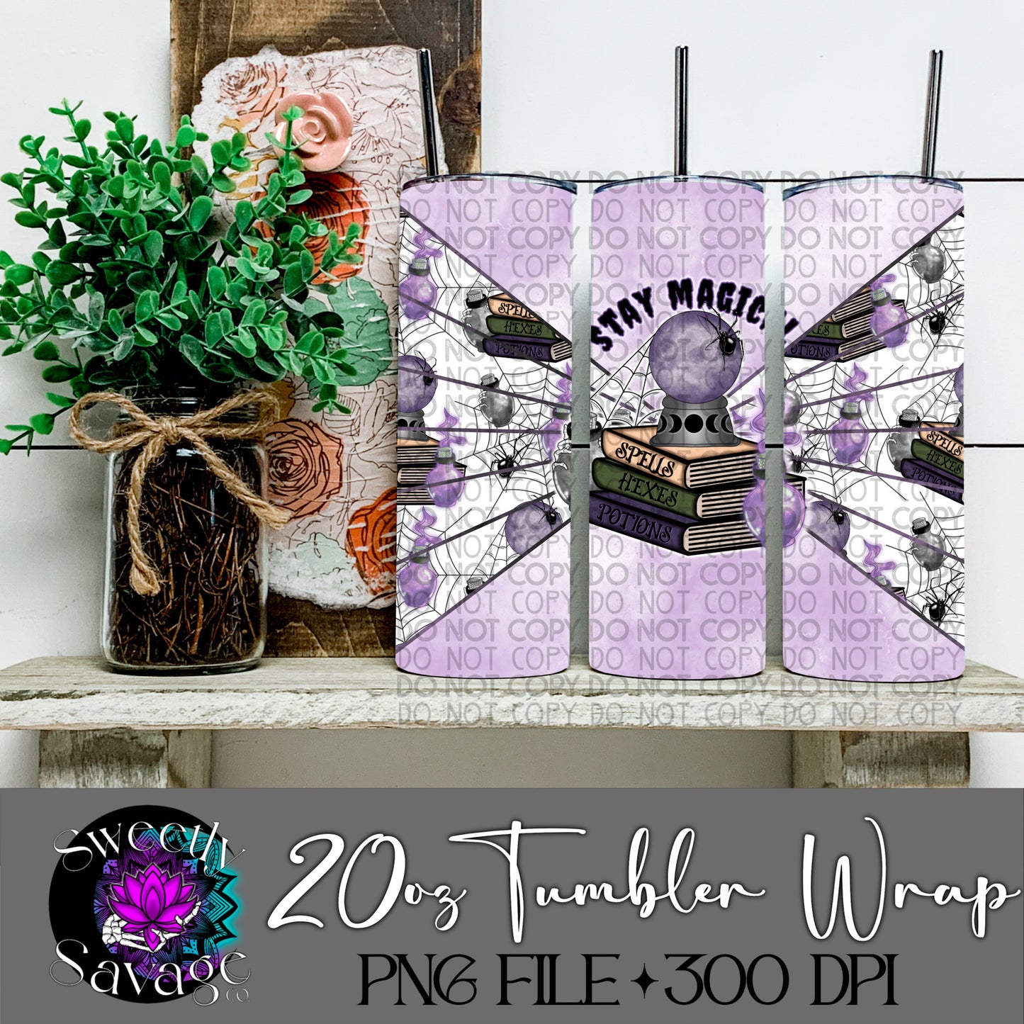 Stay Magical 20oz Skinny Tumbler File
