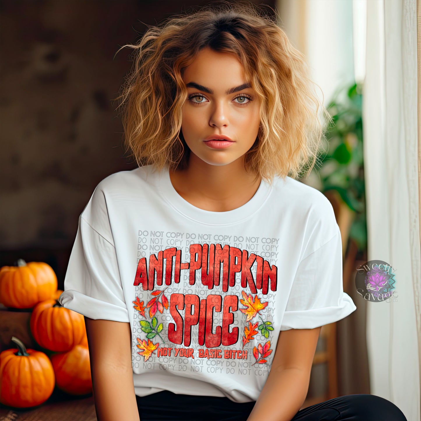 Anti Pumpkin Spice not your basic B Png File