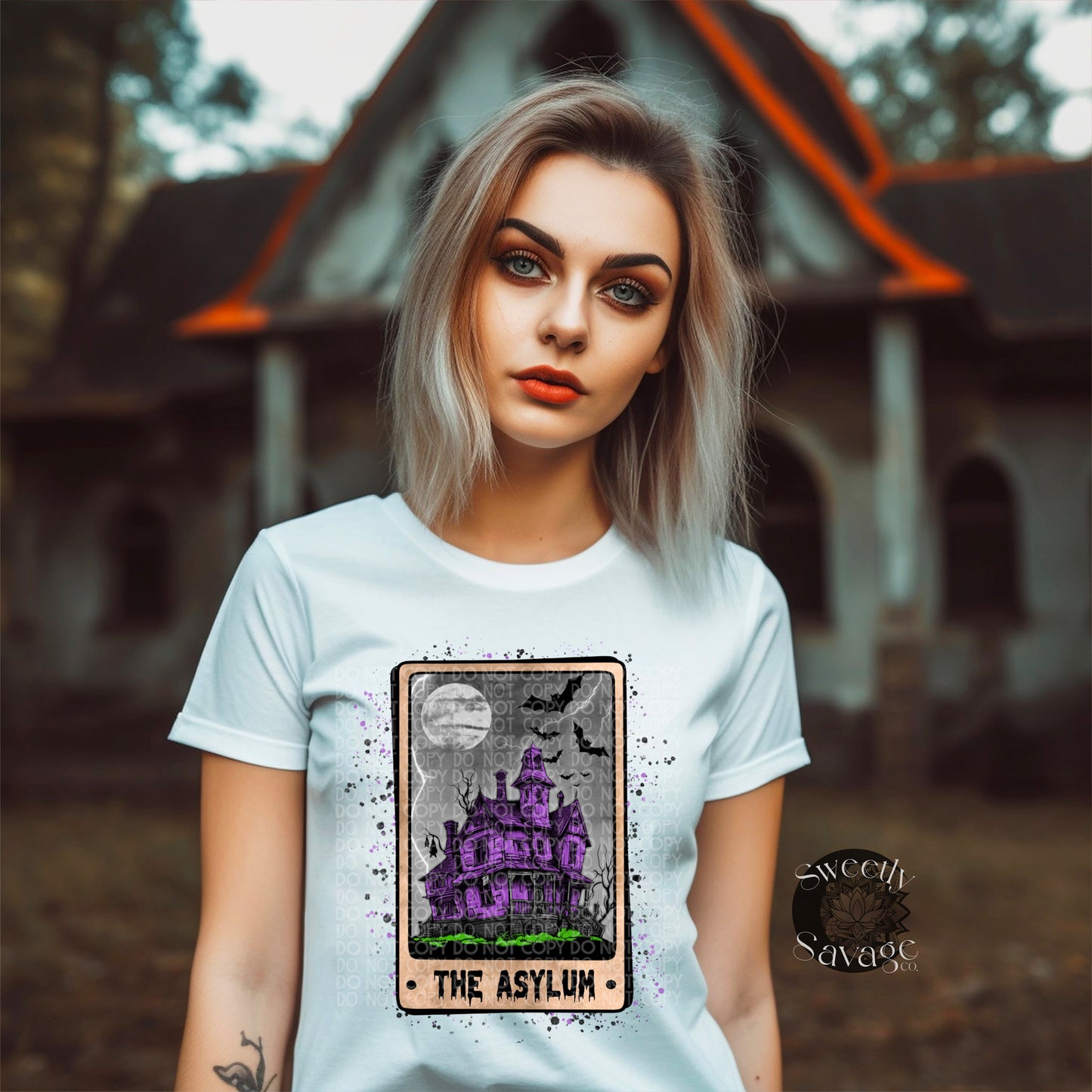 The Asylum tarot card Png File