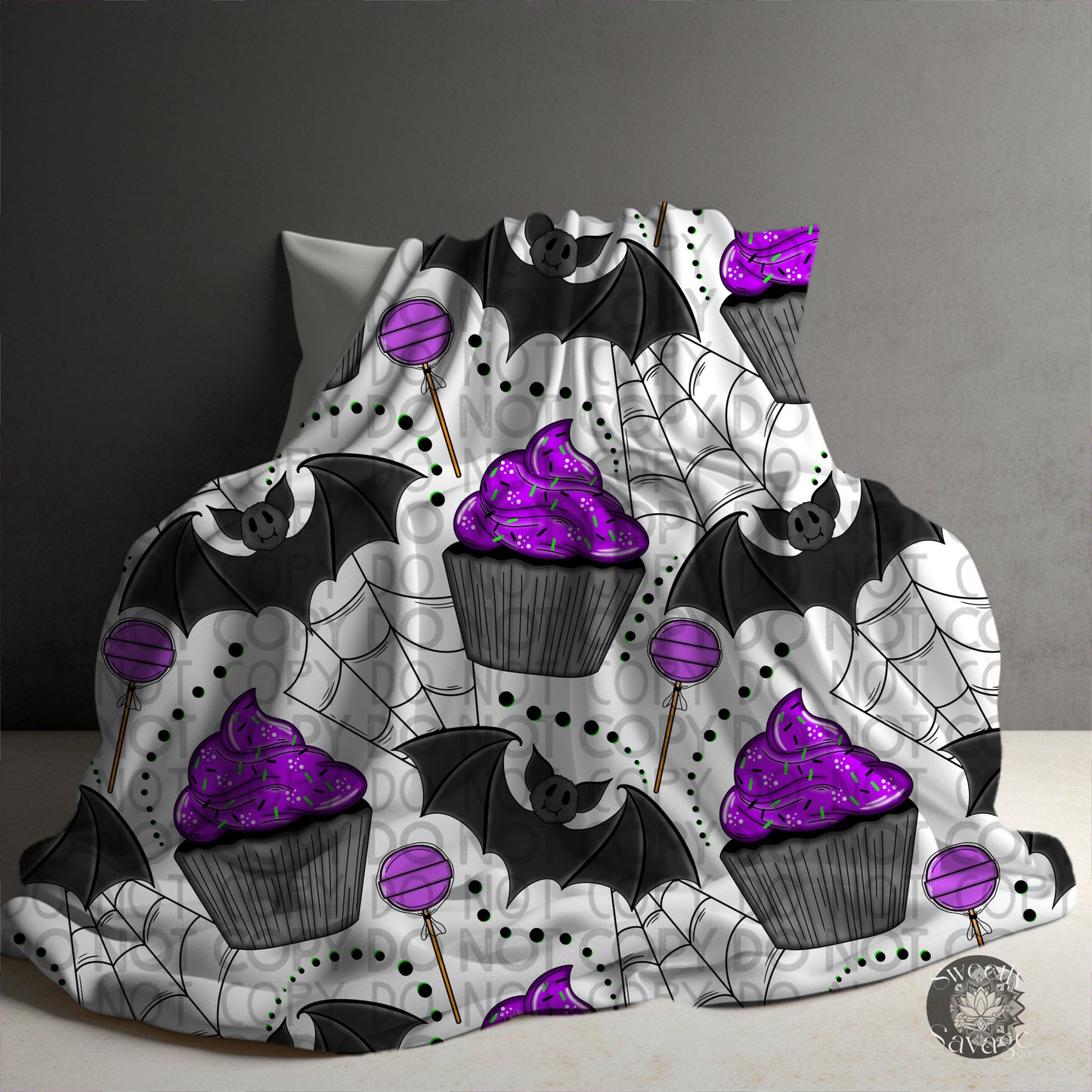 Sweet and Spooky cupcake Seamless