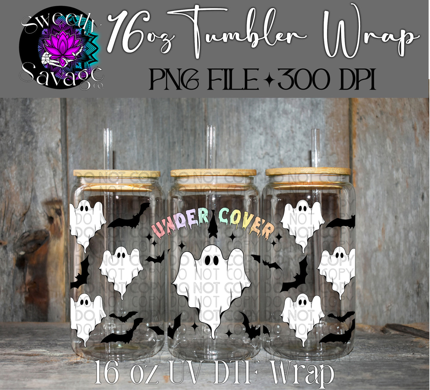 Under cover 16oz tumbler wrap