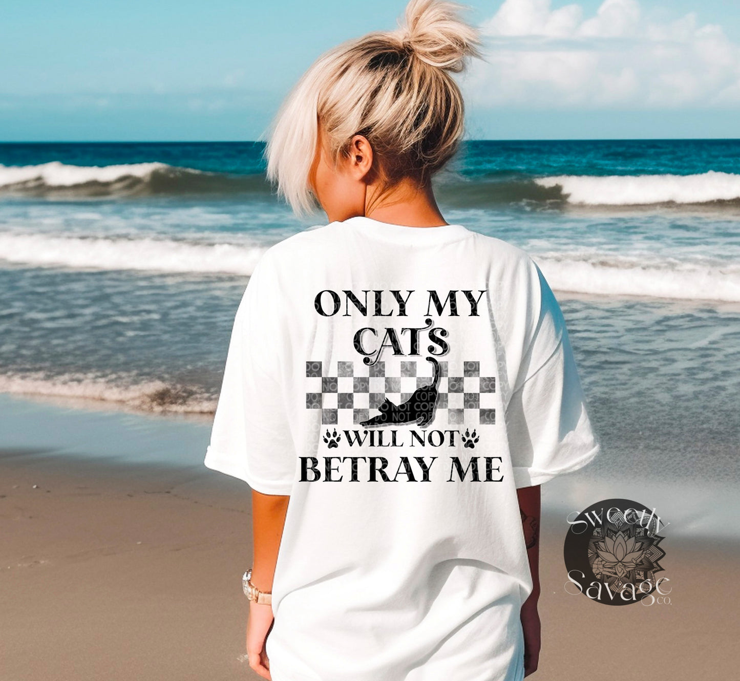 Only my cats will not betray me Png File