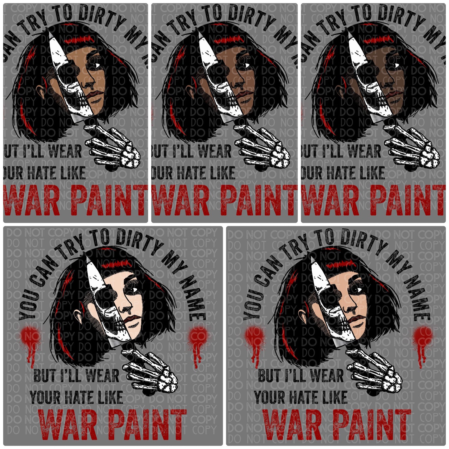 War paint set Png Files