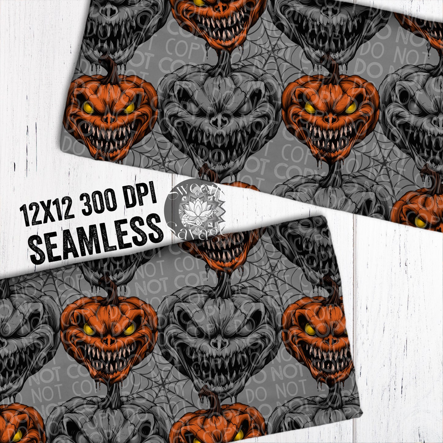 Midnight jacks pumpkin farm Seamless