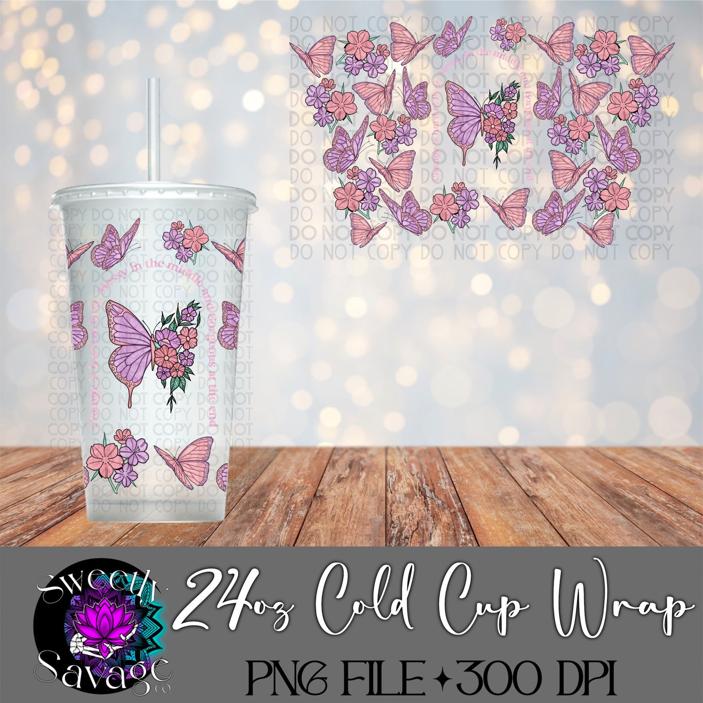 Change is hard 24oz Cold Cup wrap