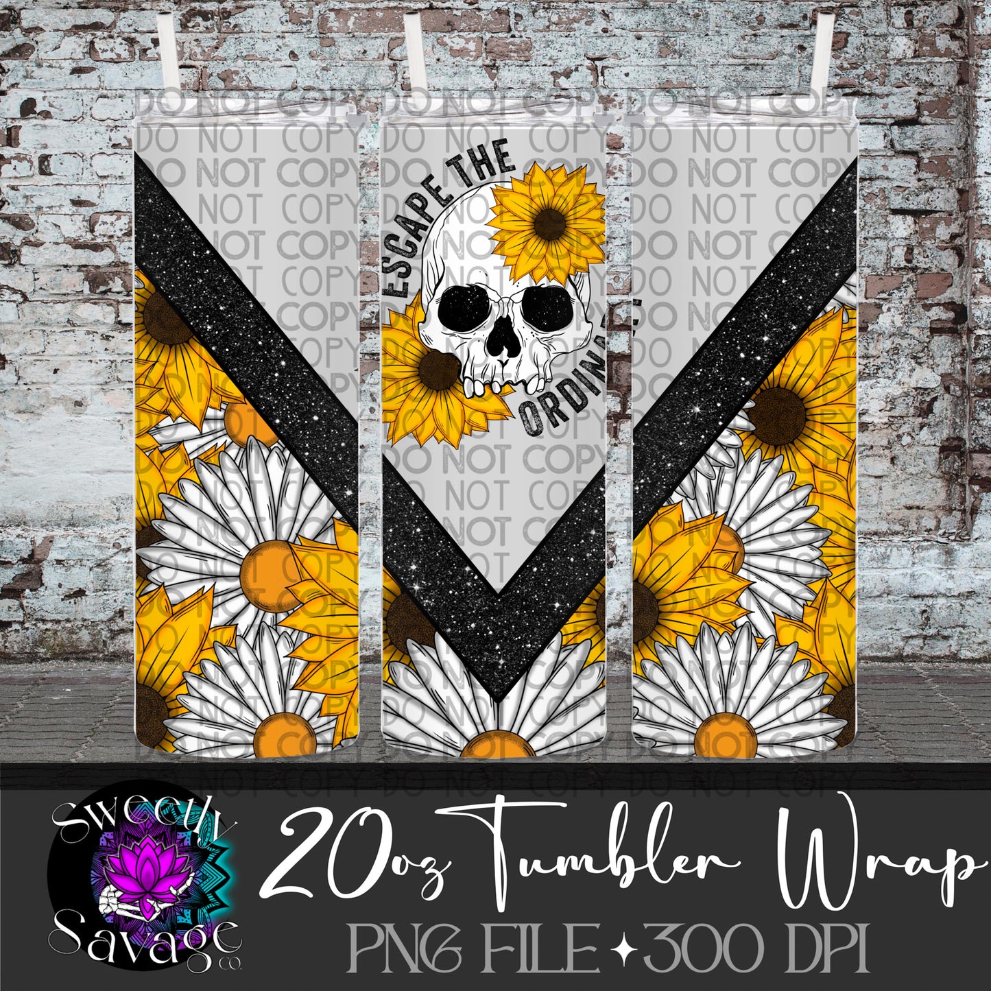 Escape the Ordinary 20oz Skinny Tumbler File