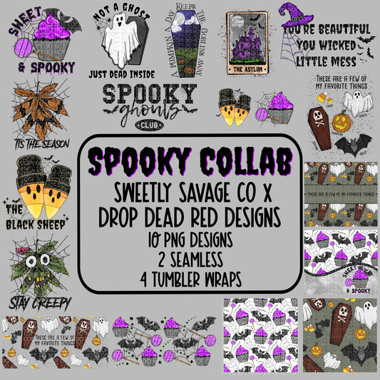Spooky Collab with Drop Dead Red Designs designs