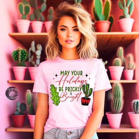 May your holidays be prickly and bright Png File