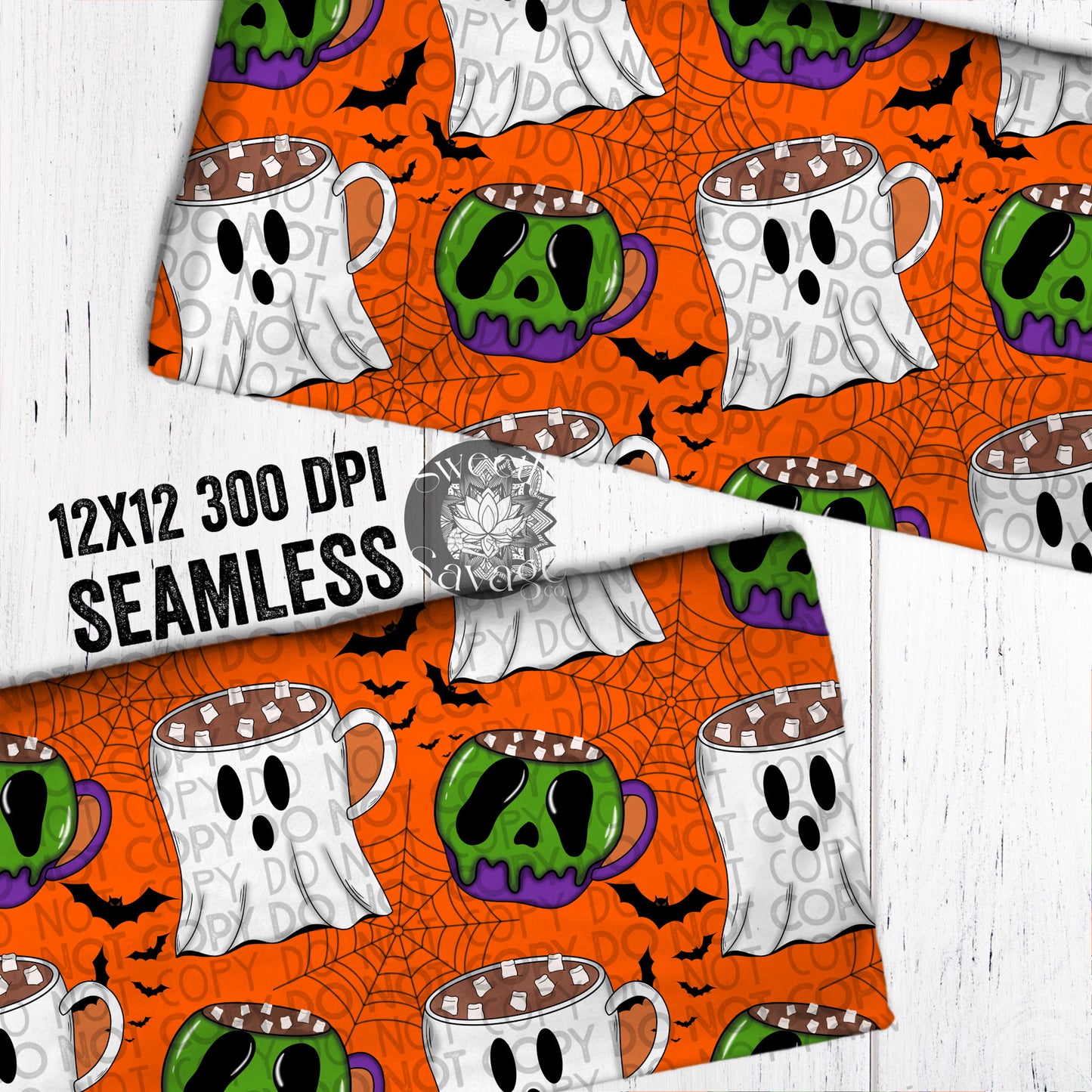 Ghoulish delight hot cocoa  Seamless