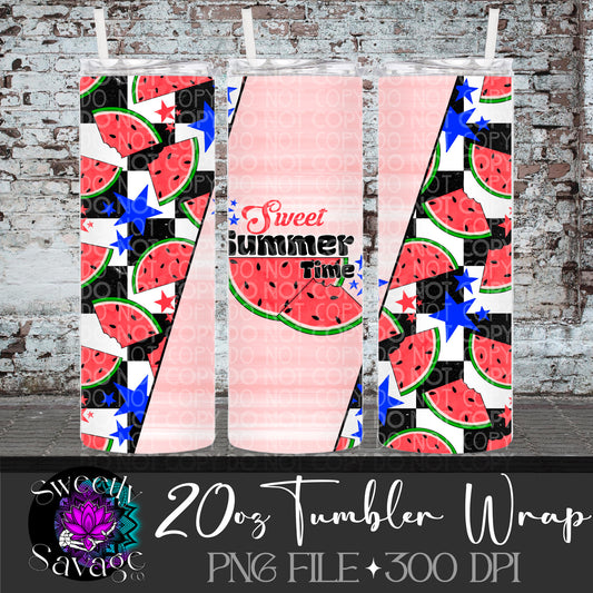 Sweet summertime 20oz Skinny Tumbler File