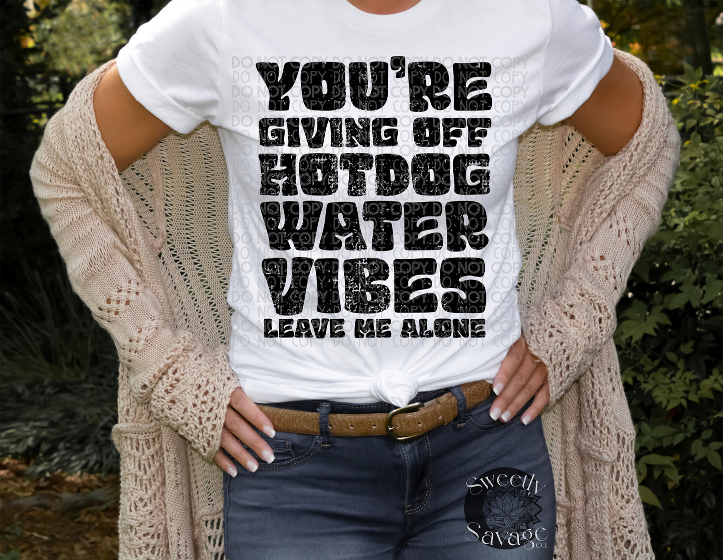 Hot dog water vibes single Color Png File