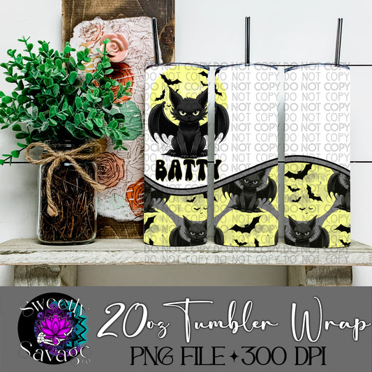 Batty 20oz Skinny Tumbler File