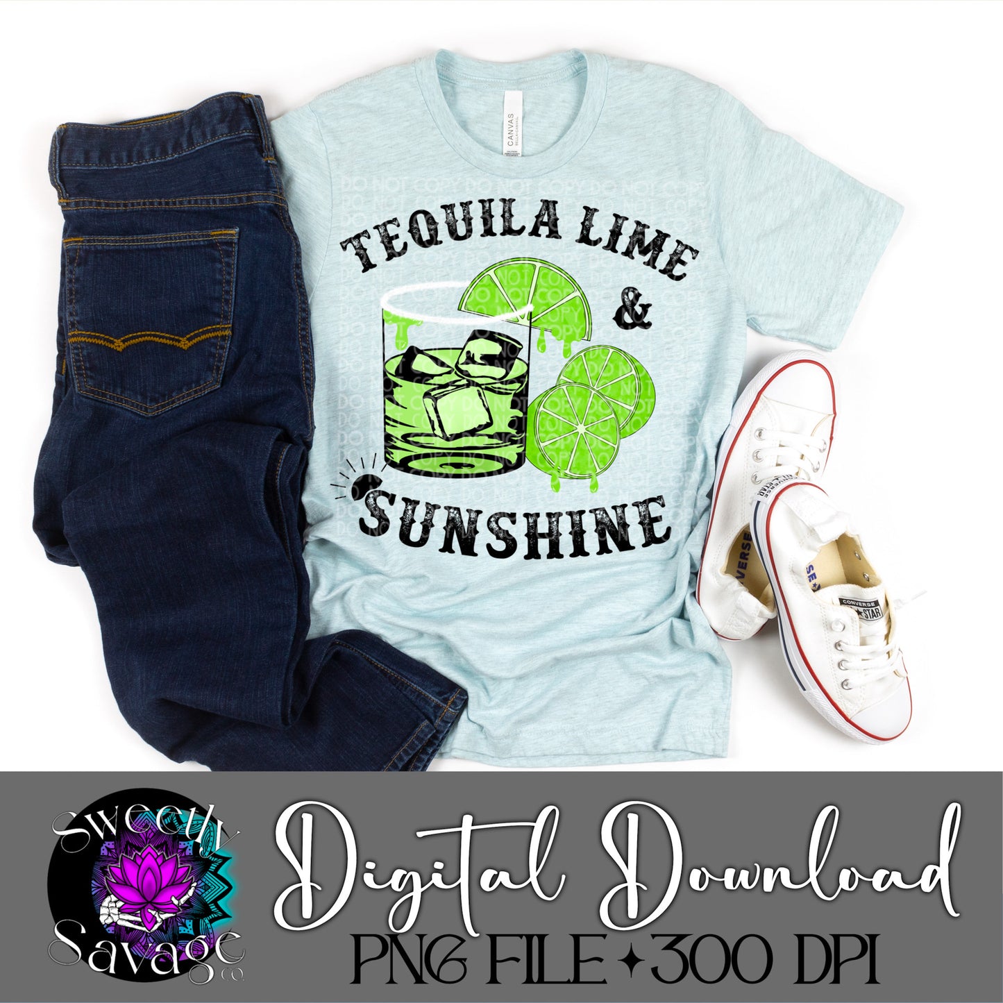 Tequila Lime & Sunshine Png File