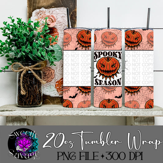 Spooky Season 20oz Skinny Tumbler File