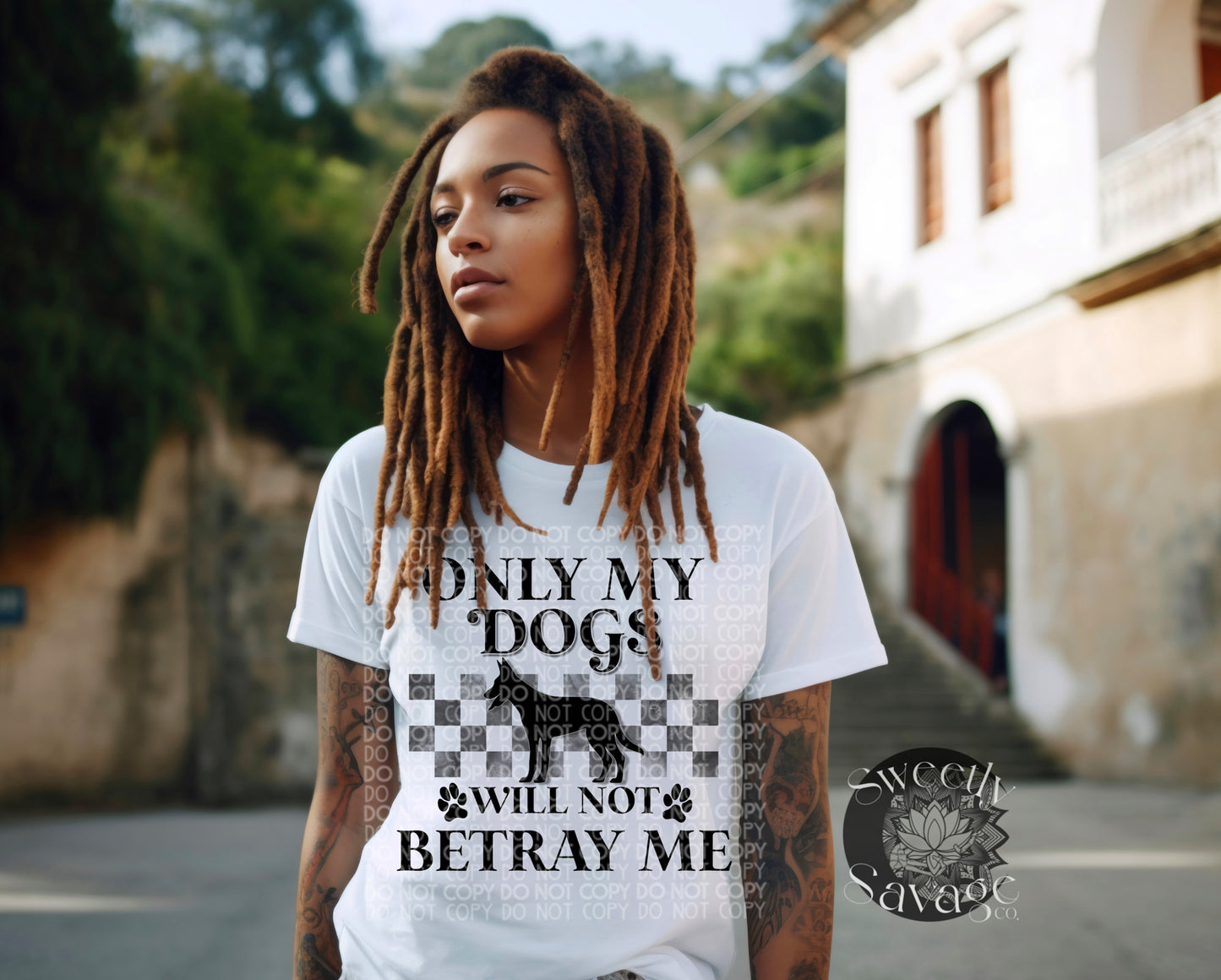 Only my dogs will not betray me Png File