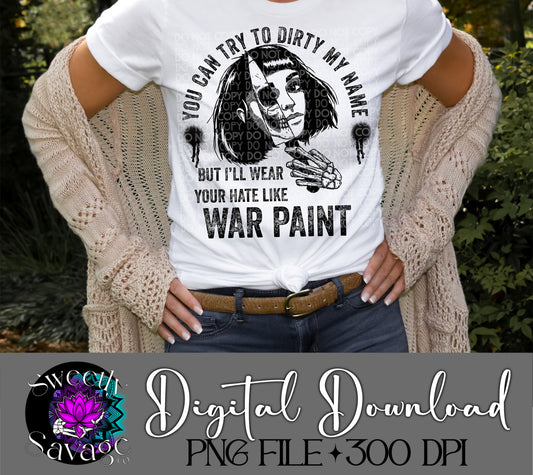 War paint single Color Png File