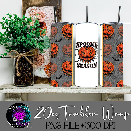 Spooky Season 20oz Skinny Tumbler File