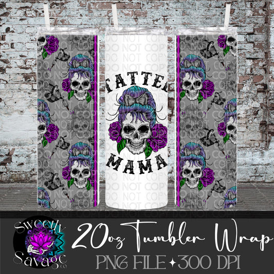 Tatted mama 20oz Skinny Tumbler File