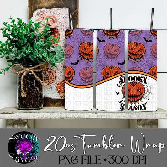 Spooky Season 20oz Skinny Tumbler File