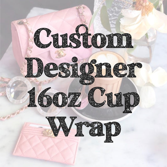 Custom Designer 16 oz Cup Wrap