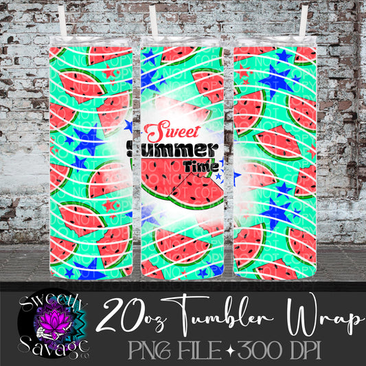 Sweet summertime 20oz Skinny Tumbler File