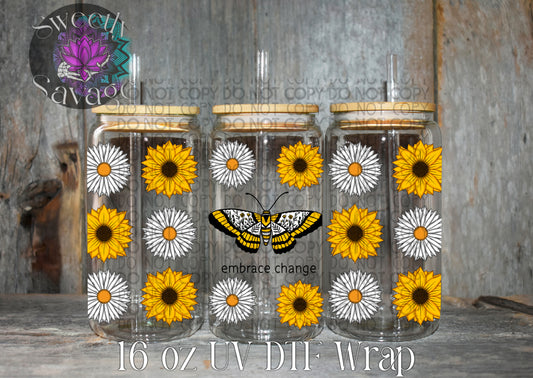 Embrace Change 16oz tumbler wrap